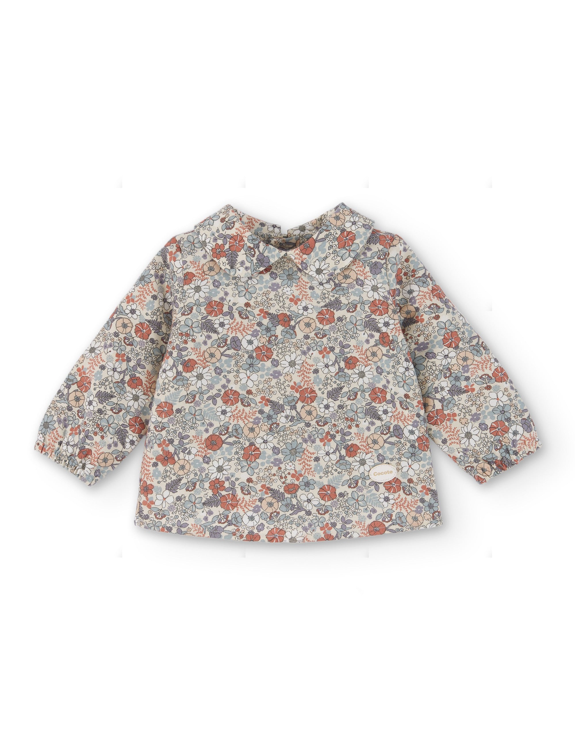 Blusa con mangas de bebé con estampado de flores Cocote & Charanga Charanga