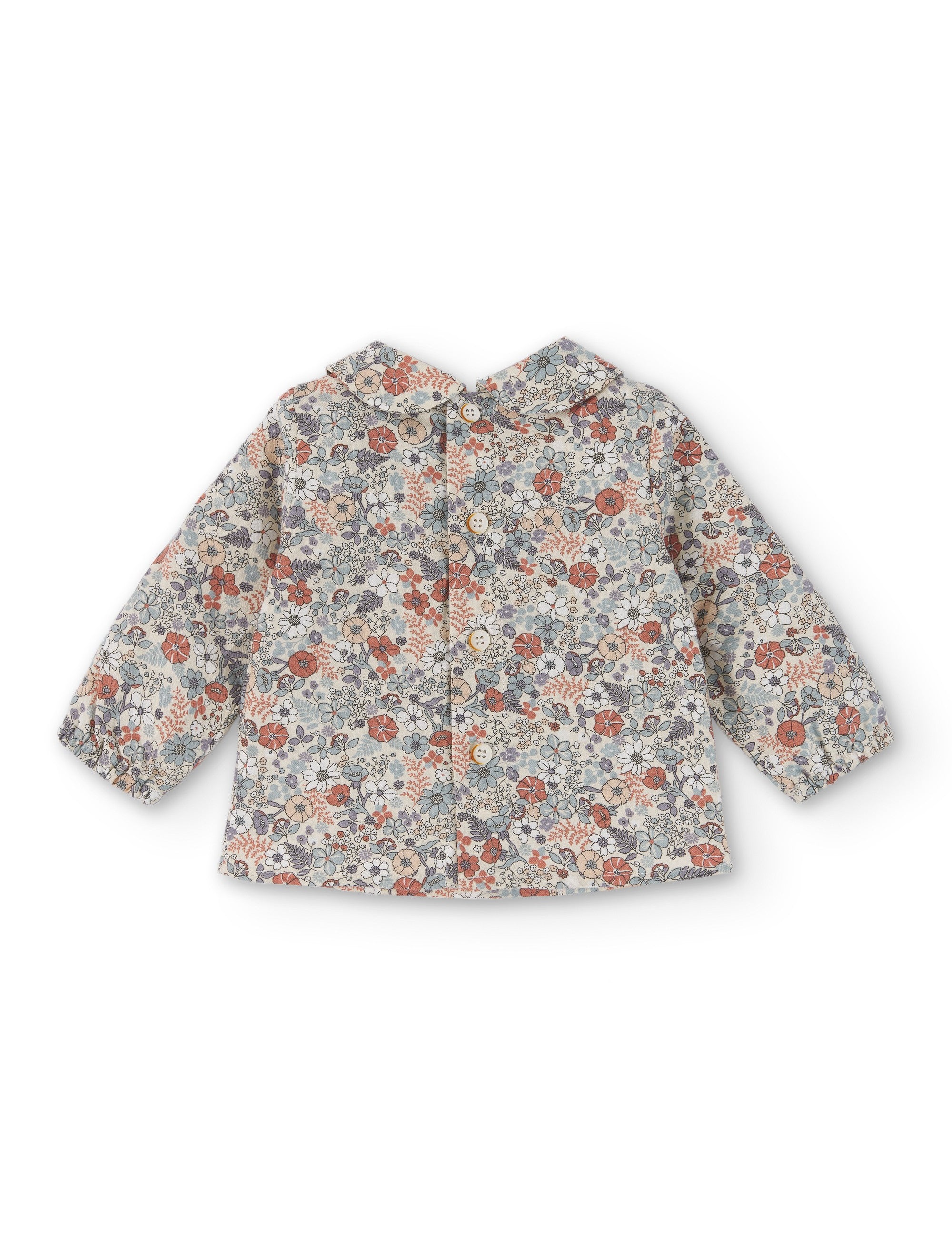 Blusa con mangas de bebé con estampado de flores Cocote & Charanga Charanga