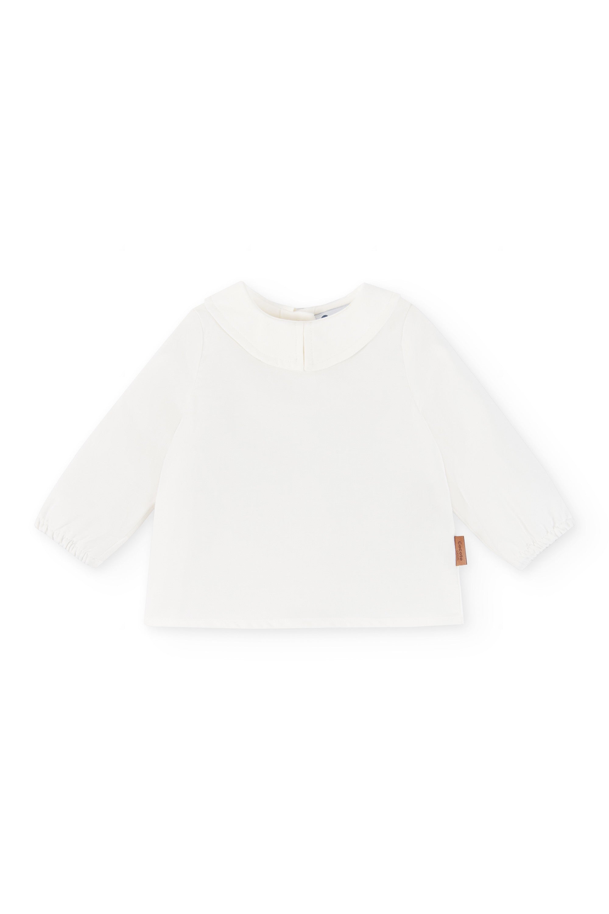 Blusa con mangas de bebé en color crudo Cocote & Charanga Charanga