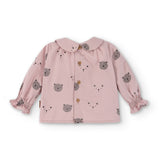 Blusa con mangas de bebé con estampado de ositos Cocote & Charanga Charanga