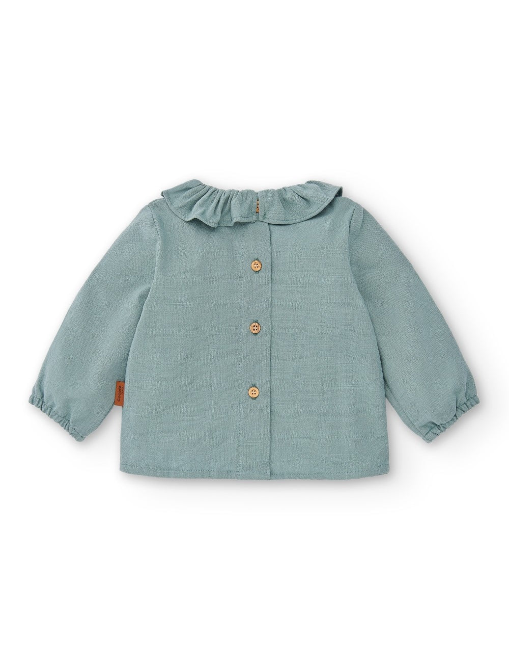 Blusa con mangas de bebé verde Cocote & Charanga Charanga