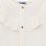 Blusa con mangas de niña con volante Cocote & Charanga Charanga
