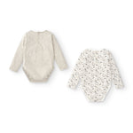 Pack de bodies de recién nacido tonos gris y blanco Charanga