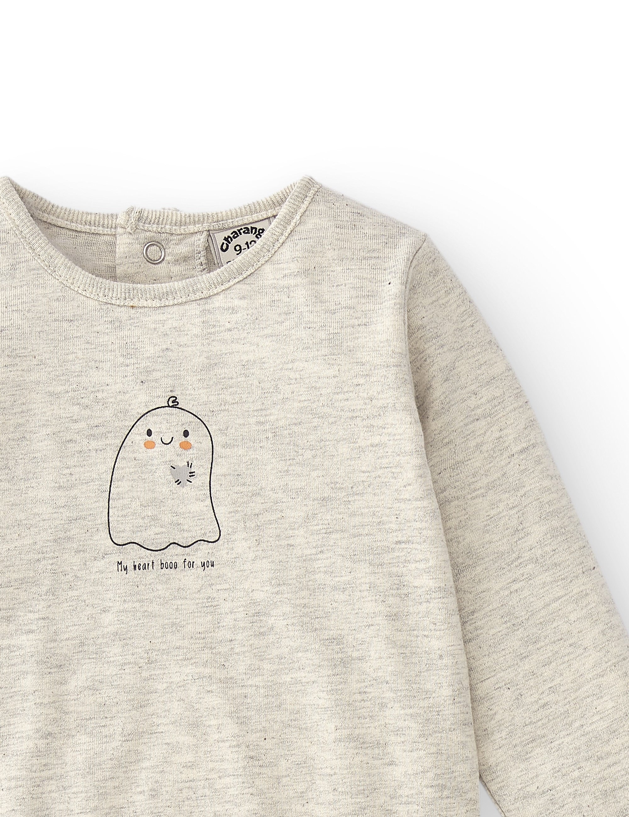 Pack de bodies de recién nacido tonos gris y blanco Charanga