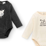 Pack de bodies de recién nacido multicolor estampado de nieve Outlet