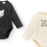 Pack de bodies de recién nacido multicolor estampado de nieve Outlet