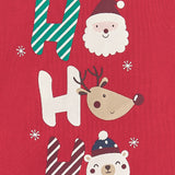 Body de recién nacido rojo navideño Charanga