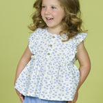 Blusa de bebé estampado floral VERANO/Charanga