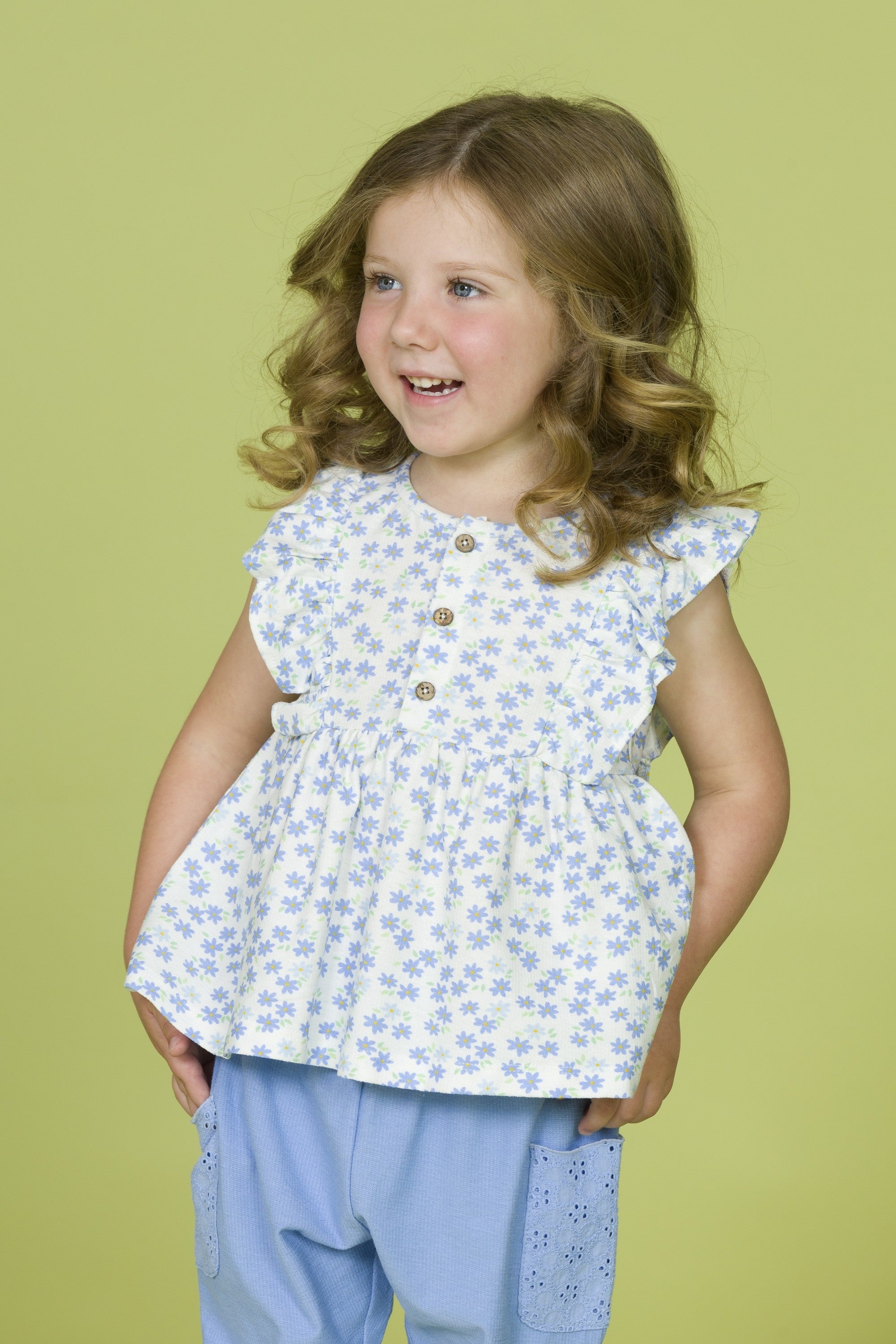 Blusa de bebé estampado floral VERANO/Charanga