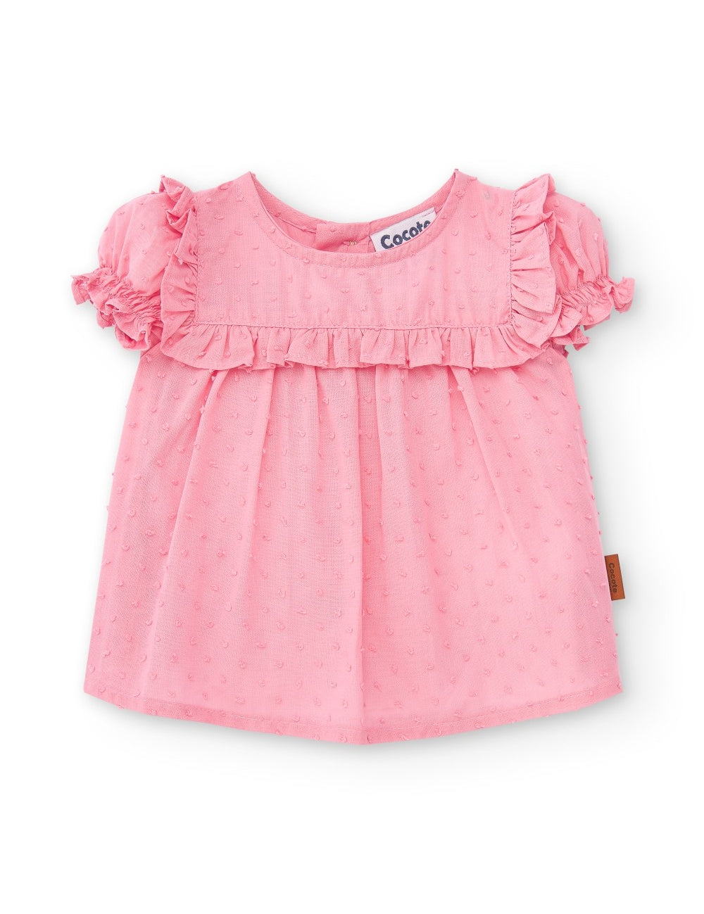 Blusa de bebé rosa Cocote & Charanga VERANO/Outlet