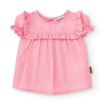 Blusa de bebé rosa Cocote & Charanga VERANO/Outlet