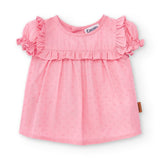 Blusa de bebé rosa Cocote & Charanga VERANO/Outlet
