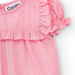 Blusa de bebé rosa Cocote & Charanga VERANO/Outlet