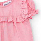 Blusa de bebé rosa Cocote & Charanga VERANO/Outlet