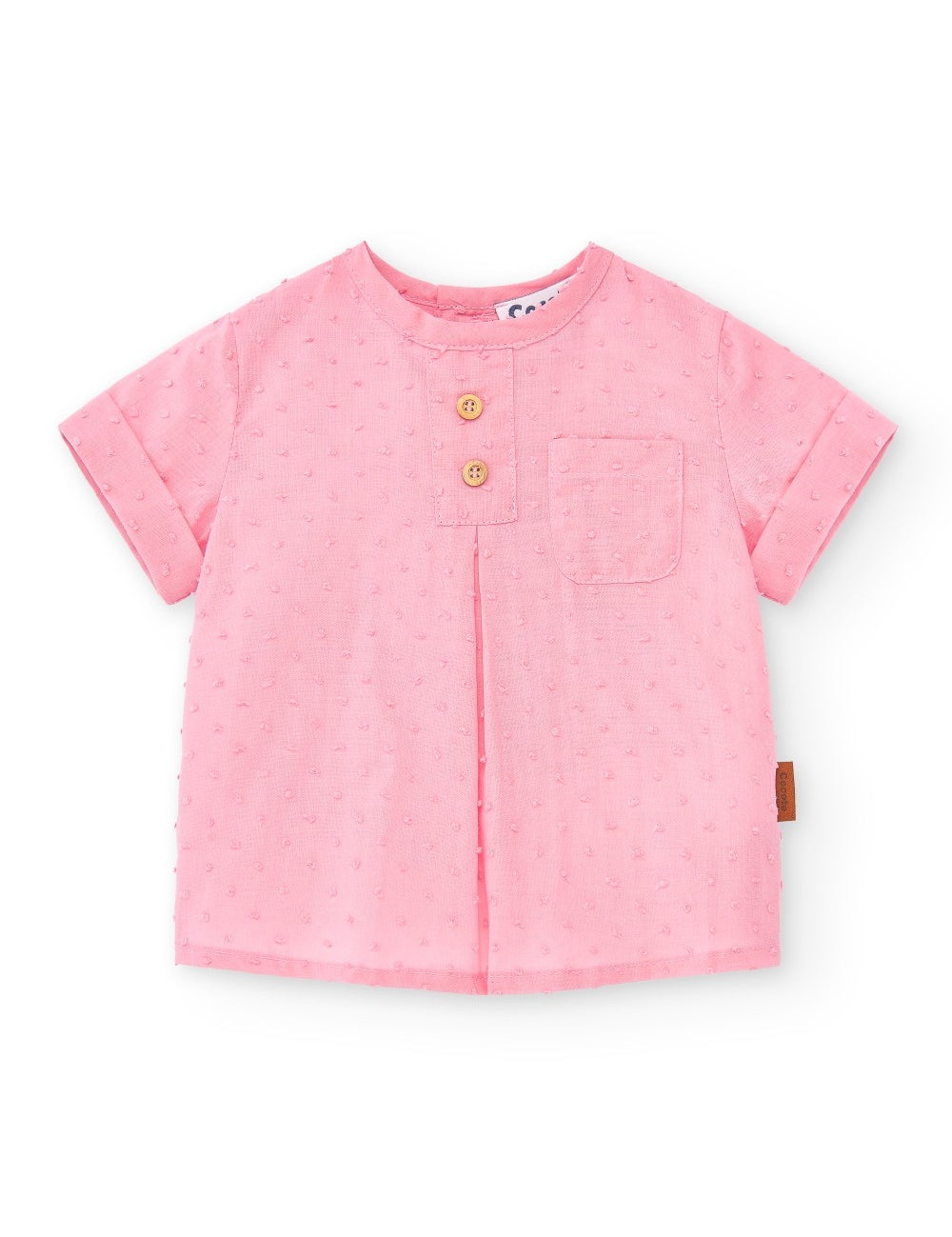 Camisa de bebé rosa Cocote & Charanga VERANO/Outlet