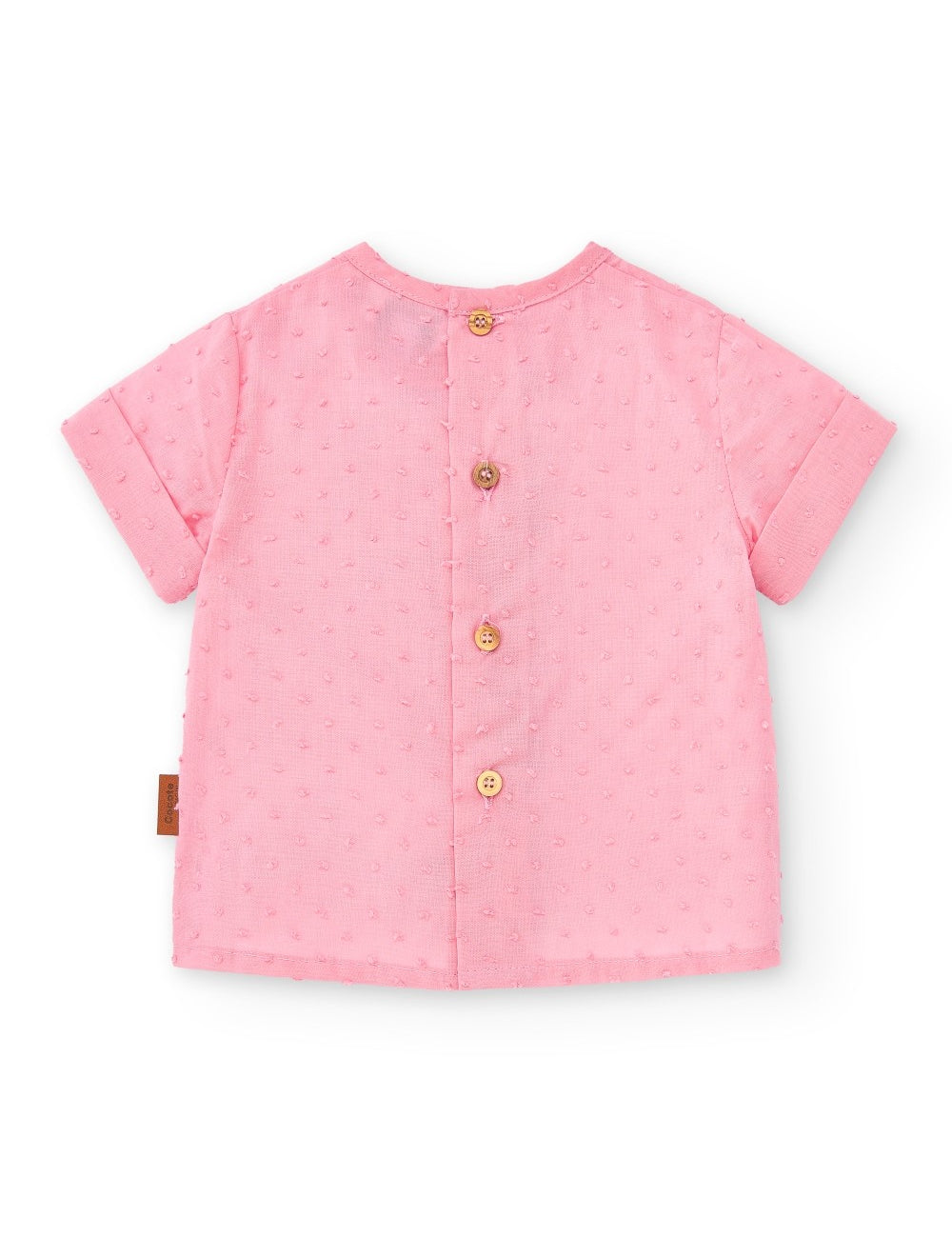 Camisa de bebé rosa Cocote & Charanga VERANO/Outlet