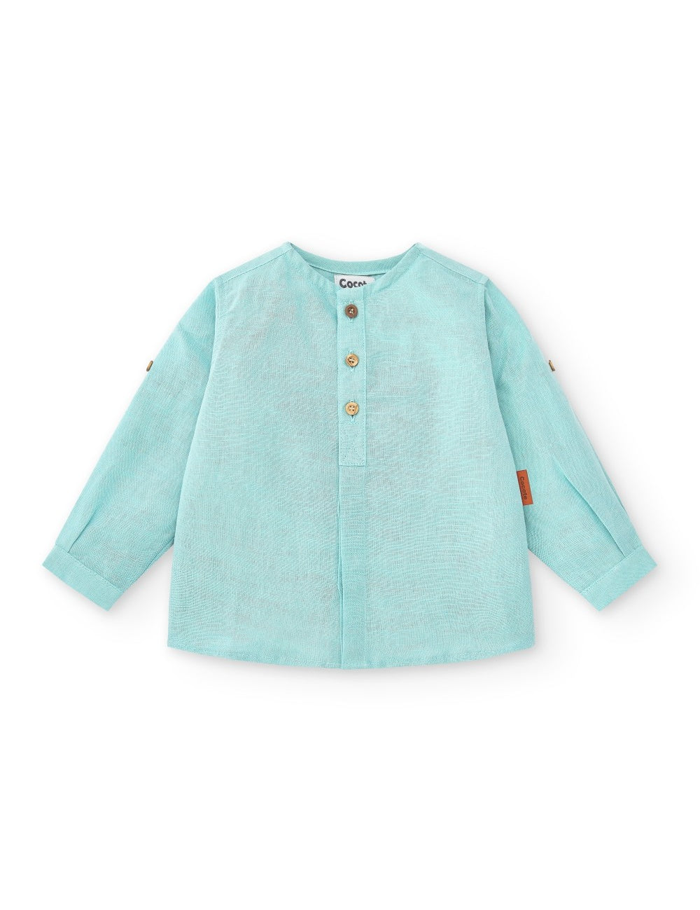 Camisa de niño turquesa Cocote & Charanga VERANO/Outlet