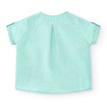 Camisa de niño turquesa Cocote & Charanga VERANO/Outlet