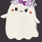 Camiseta de bebé color antracita con dibujo fantasma Charanga