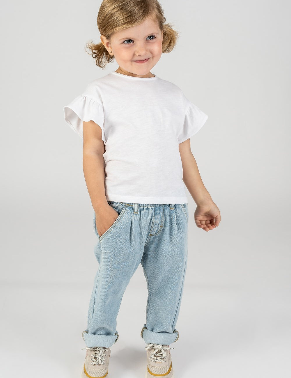 Camiseta de bebé blanco VERANO/Charanga