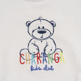 Camiseta de bebé color blanco VERANO/Outlet