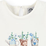 Camiseta de bebé crudo con dibujo VERANO/Outlet