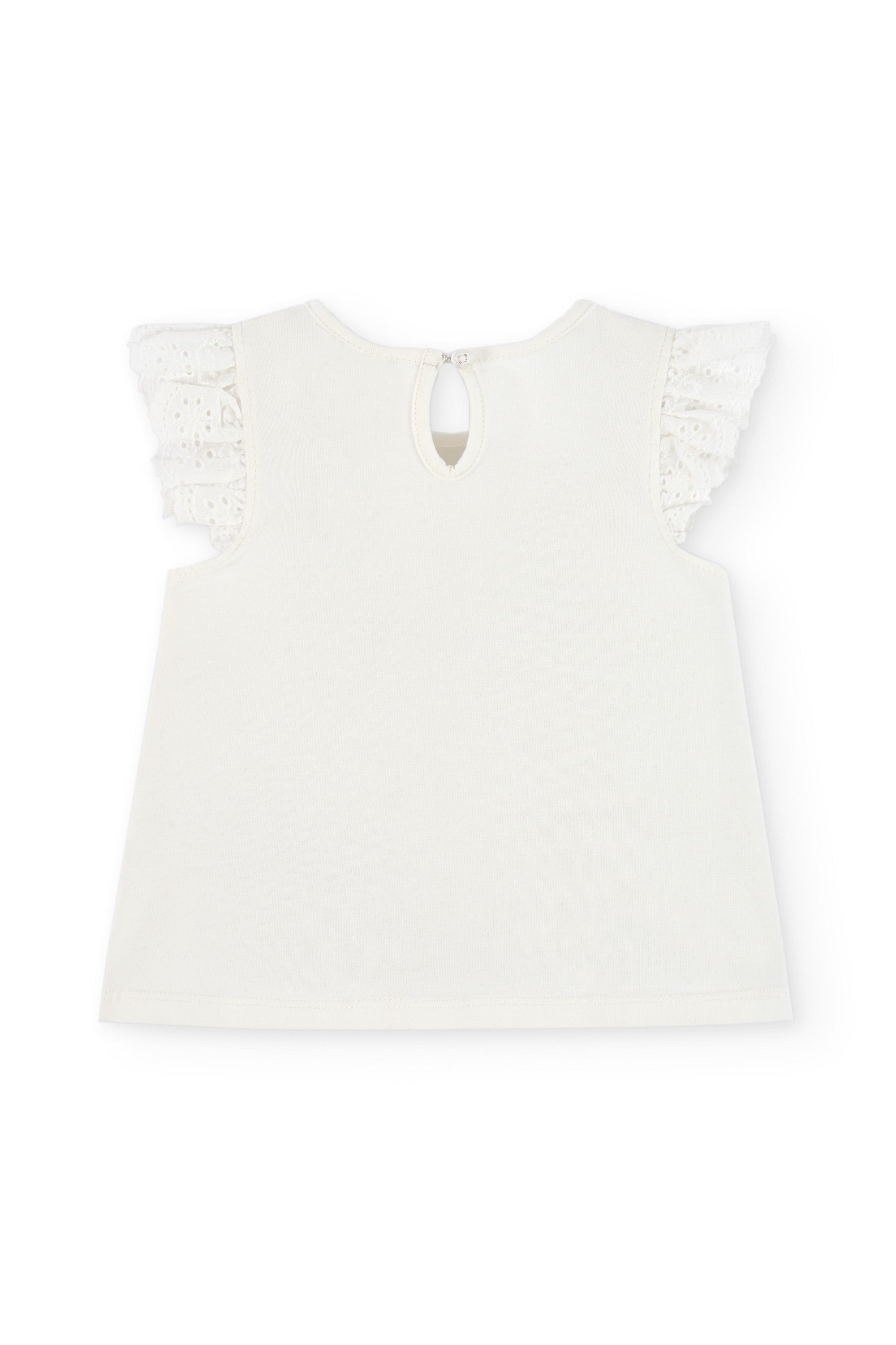 Camiseta de bebé crudo con dibujo VERANO/Outlet