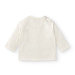 Camiseta en color crudo con texto smile Charanga