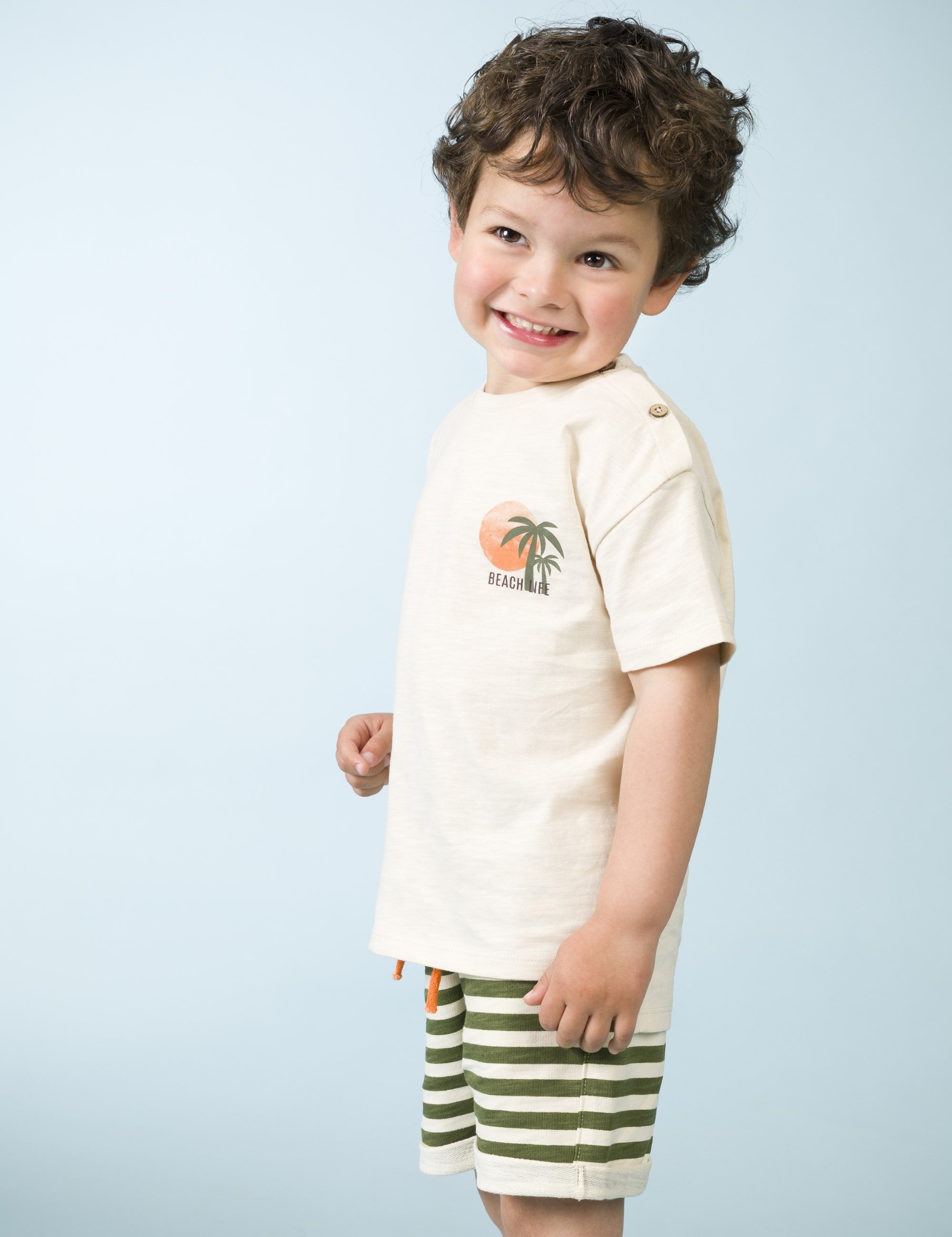 Camiseta de bebé crudo VERANO/Charanga