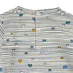 Camiseta de bebé de manga larga estampado de corazones Outlet