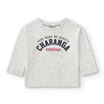 Camiseta de bebé gris VERANO/Charanga