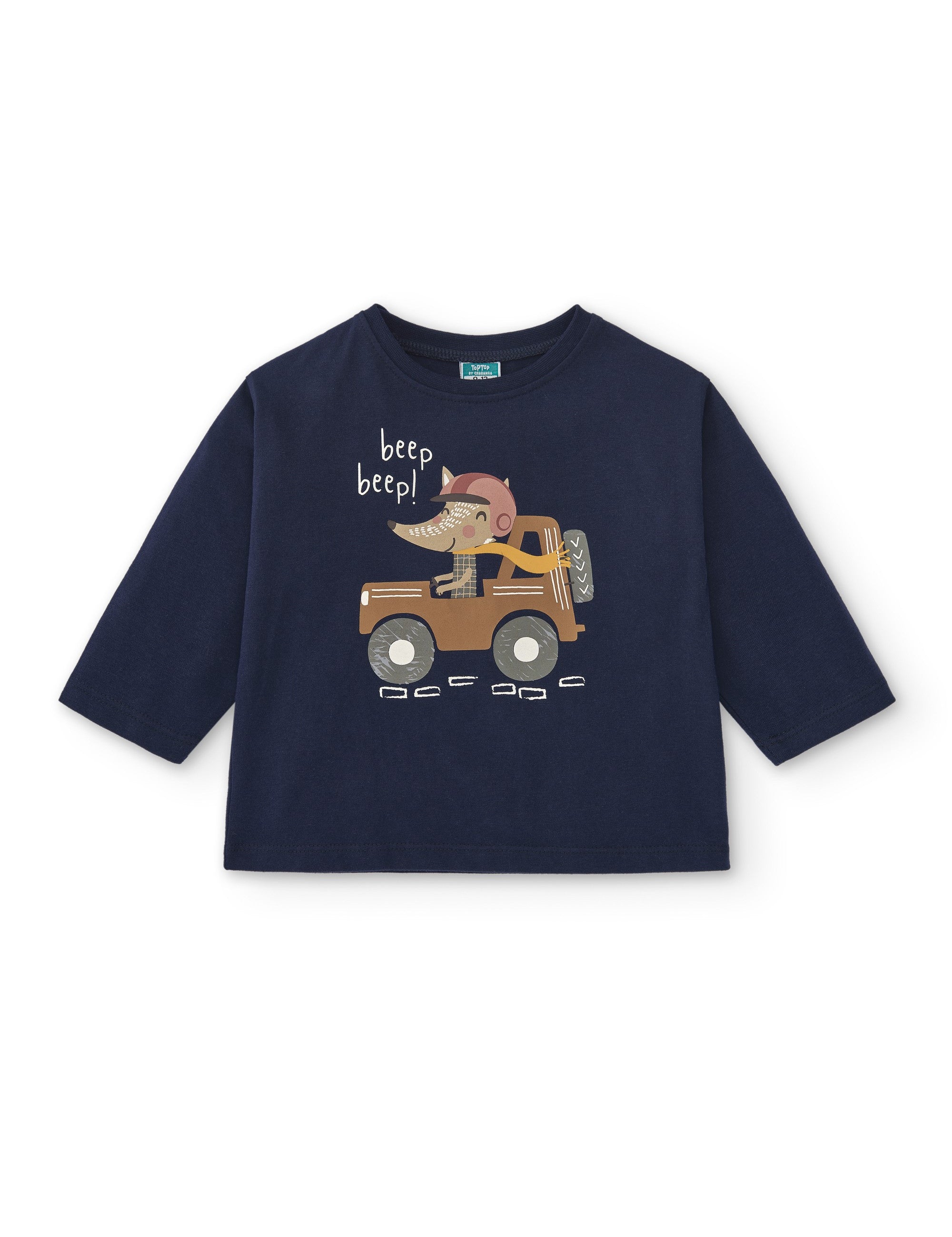 Camiseta de bebé marino dibujo Charanga