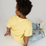 Camiseta de bebé mostaza VERANO/Charanga