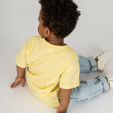 Camiseta de bebé mostaza VERANO/Charanga