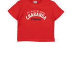 Camiseta de bebé rojo VERANO/Charanga
