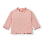 Camiseta de bebé rosa básica Charanga