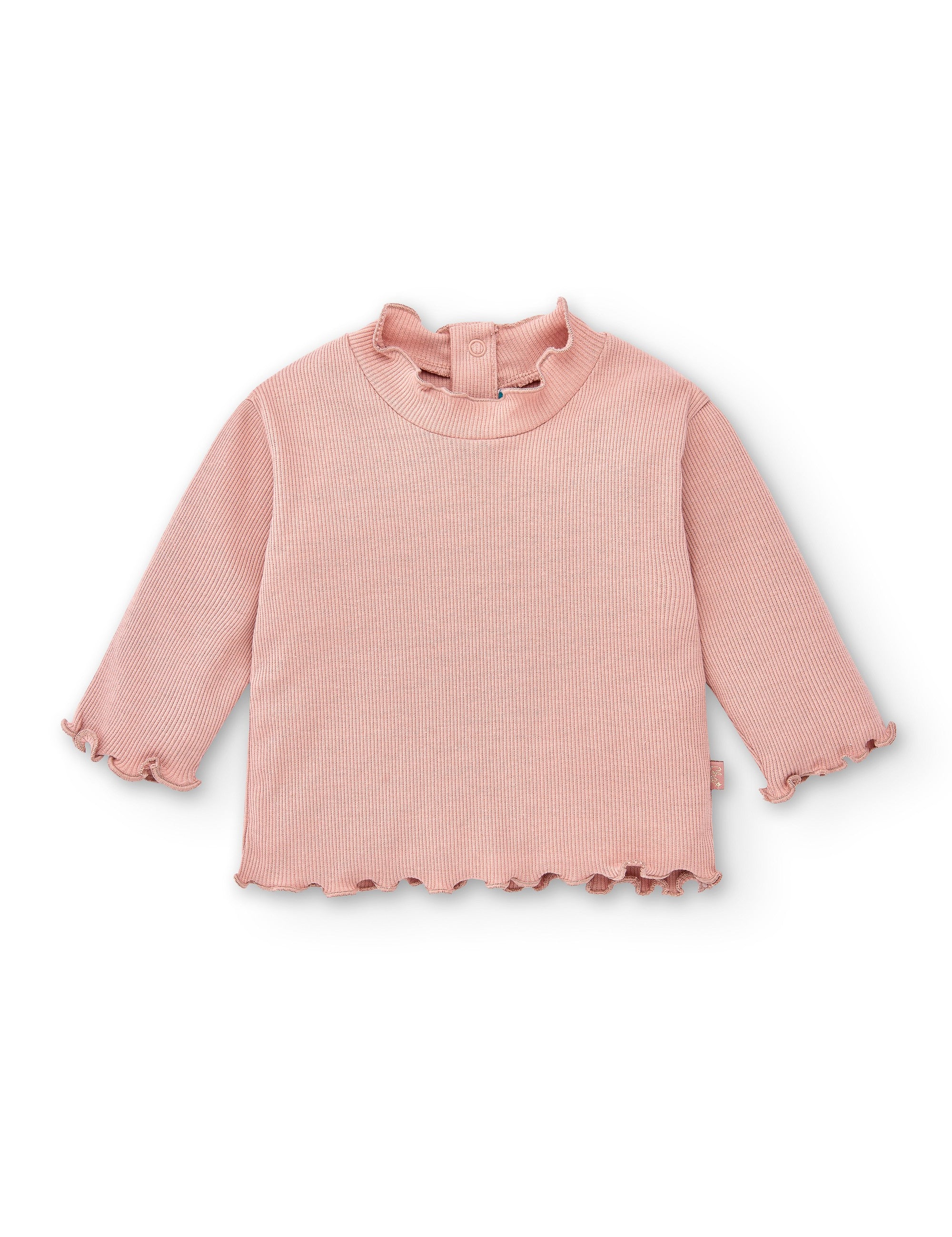 Camiseta de bebé rosa básica Charanga