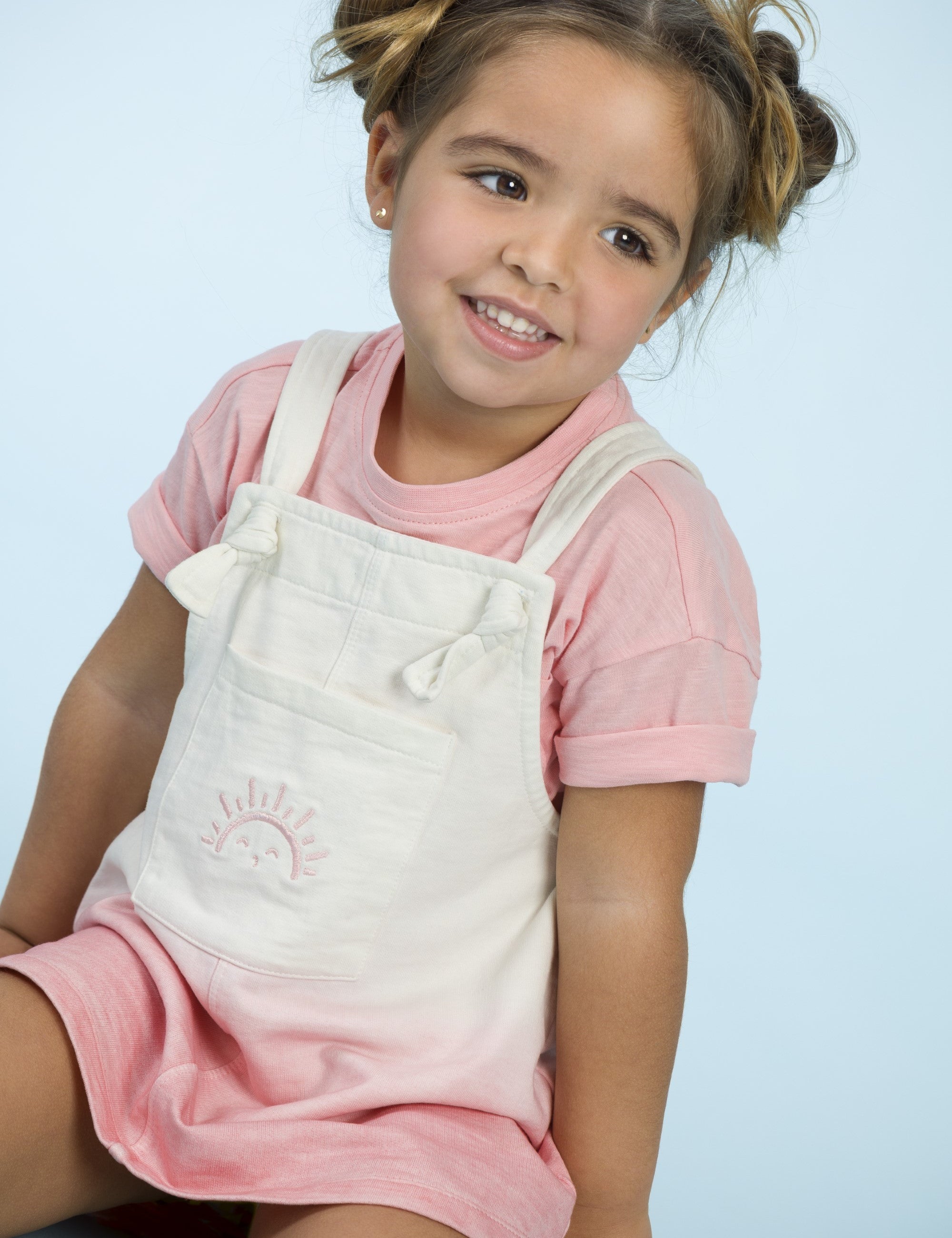 Camiseta de bebé rosa VERANO/Charanga