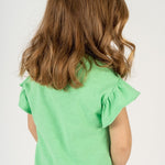 Camiseta de bebé verde VERANO/Charanga