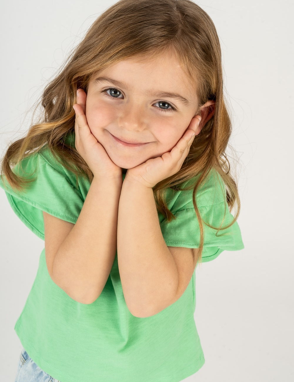 Camiseta de bebé verde VERANO/Charanga