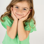 Camiseta de bebé verde VERANO/Charanga