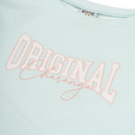 Camiseta de niña aguamarina VERANO/Charanga