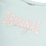 Camiseta de niña aguamarina VERANO/Charanga