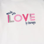 Camiseta de niña blanco VERANO/Outlet