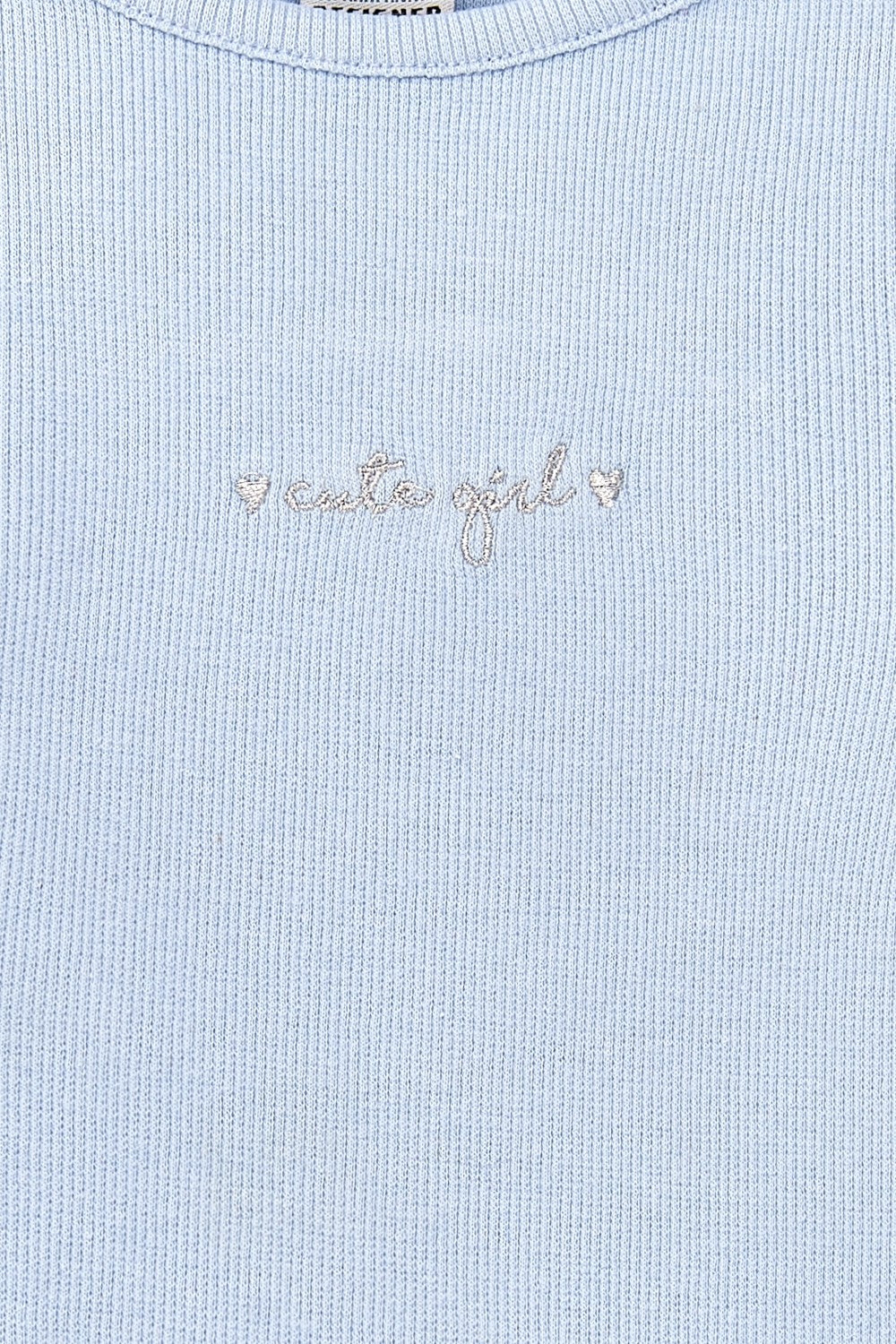 Camiseta de niña celeste cute girl Charanga