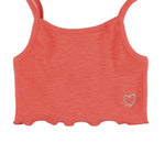 Camiseta de niña coral VERANO/Charanga