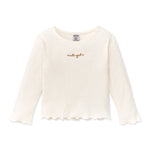 Camiseta de niña en color crudo cute girls Charanga