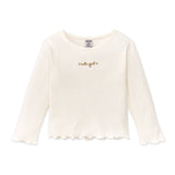 Camiseta de niña en color crudo cute girls Charanga