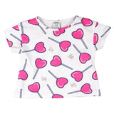 Camiseta de niña estampado VERANO/Outlet