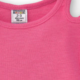 Camiseta de niña fucsia VERANO/Charanga